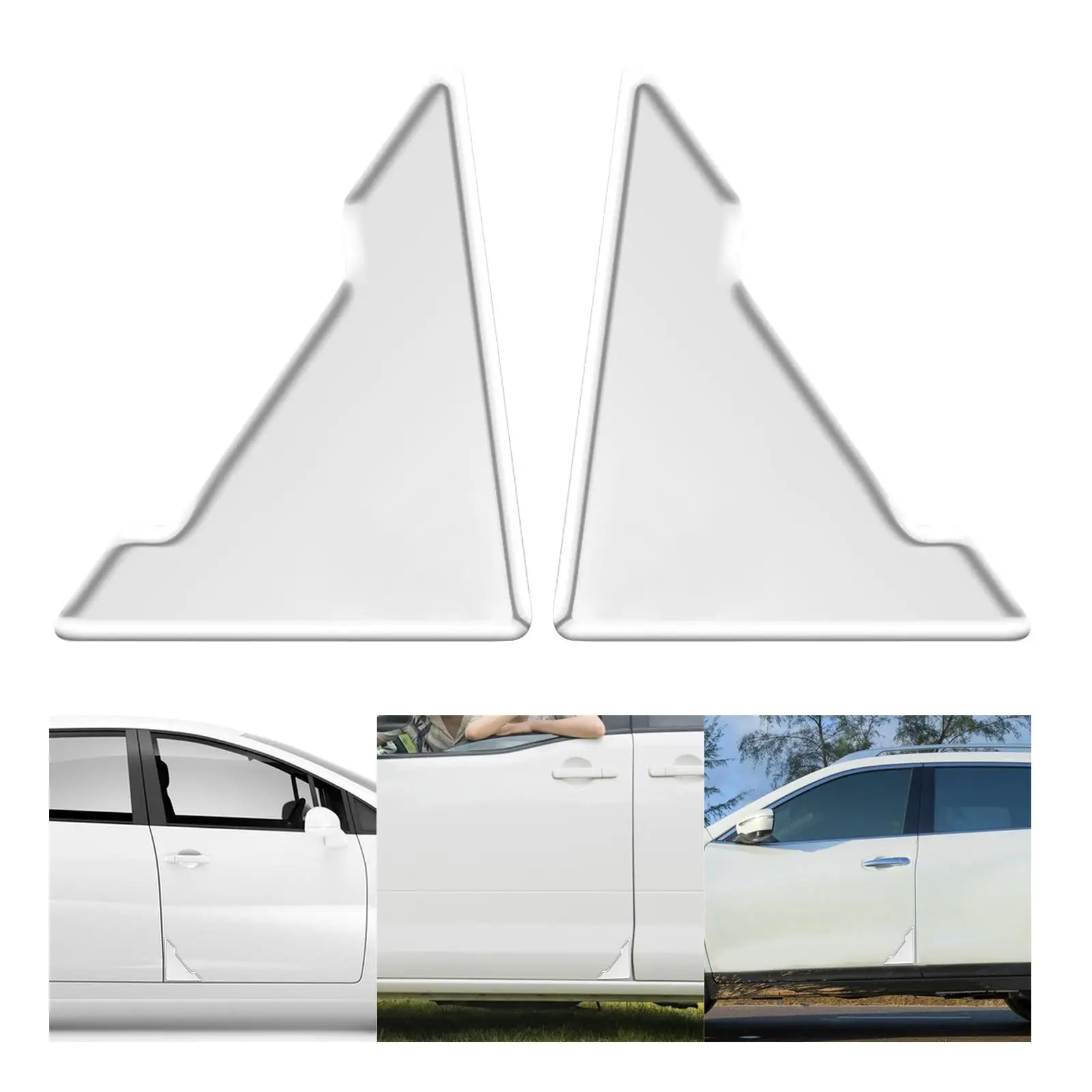 5-6pack Car Door Corner Edge Guards Anti Scratch for SUV Commercial Vehicles