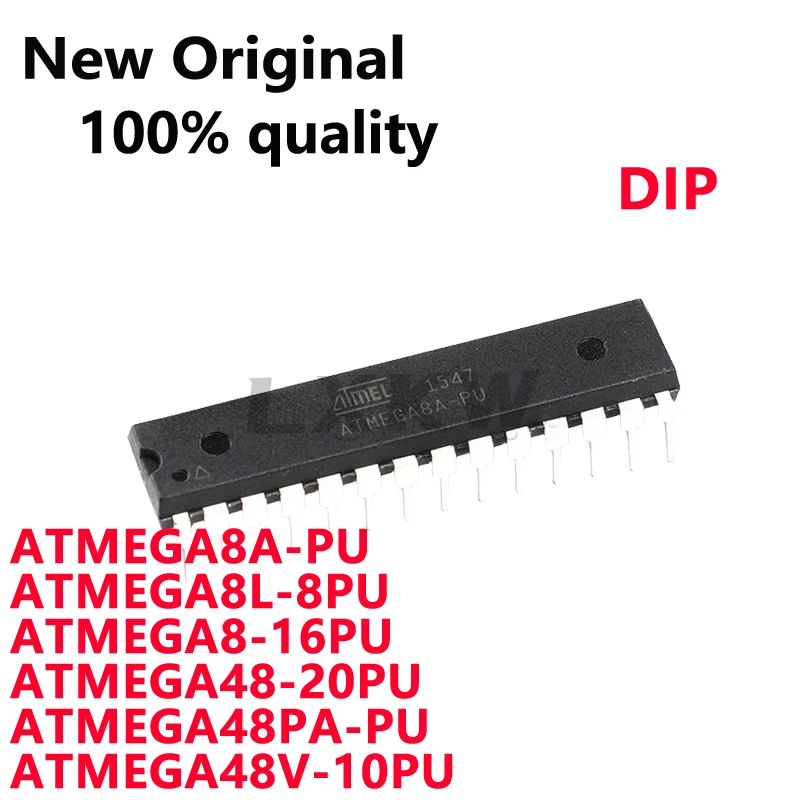 1/PCS New Original ATMEGA8A-PU ATMEGA8L-8PU ATMEGA8-16PU ATMEGA48-20PU ATMEGA48PA-PU ATMEGA48V-10PU DIP microcontroller In Stock