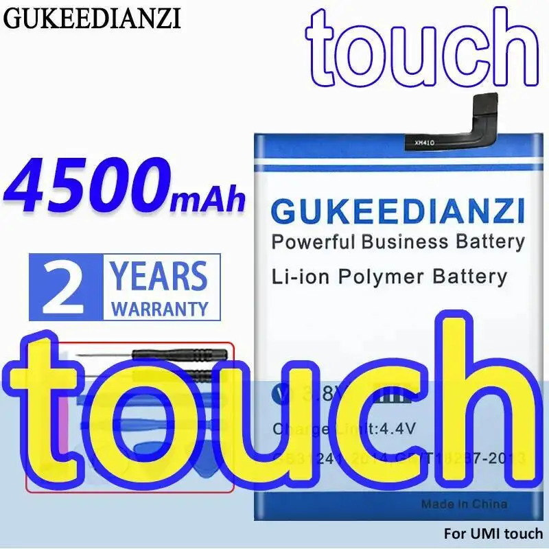 

Долговечный аккумулятор для мобильного телефона высокой производительности для Umidigi Umi Touch 4500 мАч