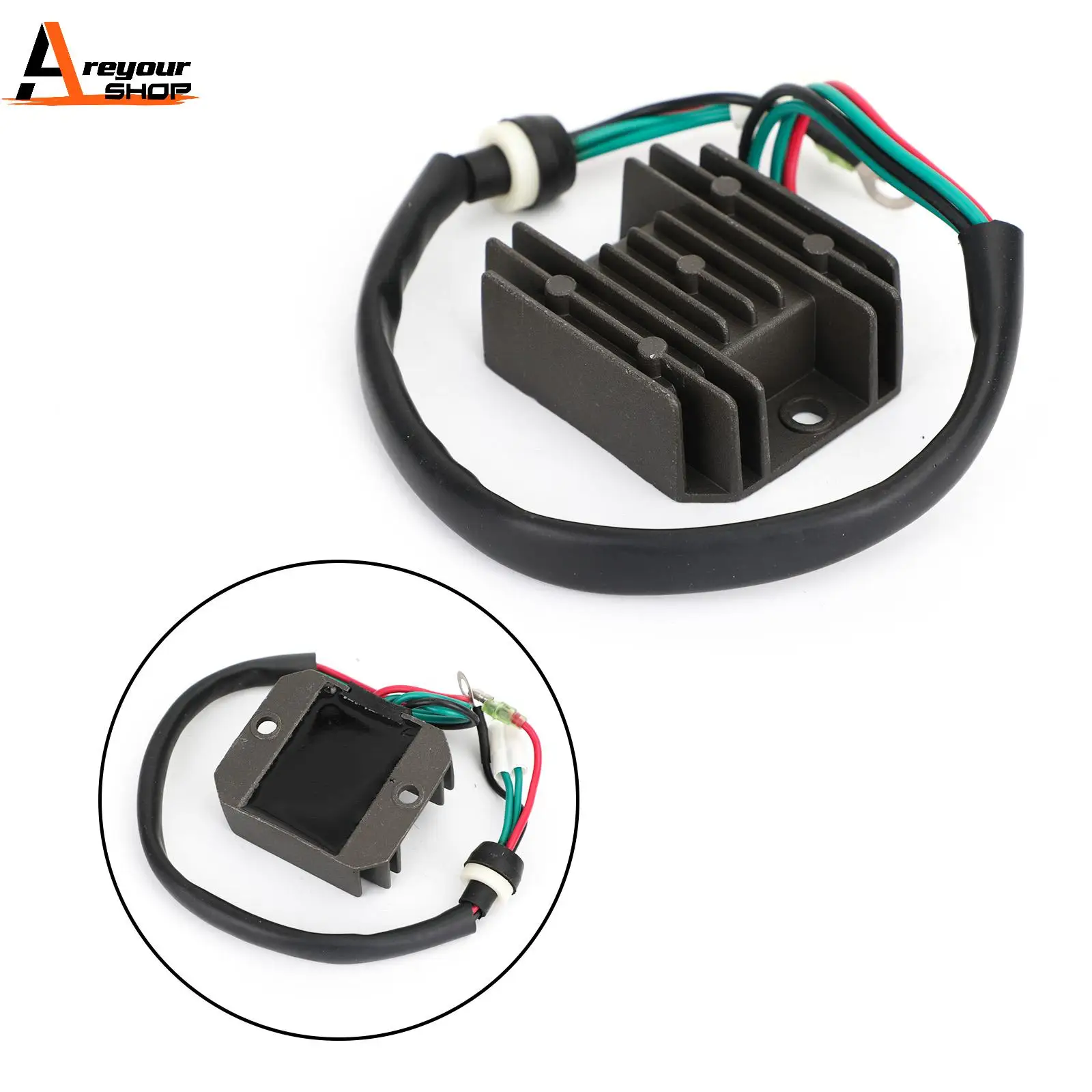 

Areyourshop for Yamaha XA1200 XL1200 Wave Runner XLT1200 XR1800 XA1200 GP1200 1999-2006 66V-81960-00 Voltage Regulator Rectifier