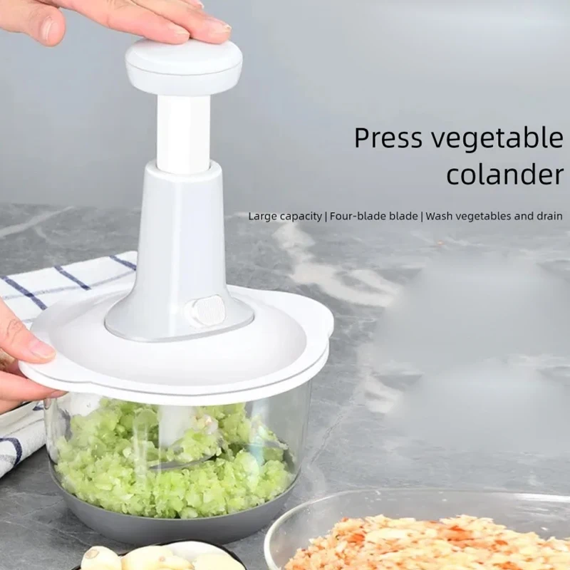 Manual Vegetable Mincers Press Type Household Garlic Meat Cutter Grinders Whisk Stirre Kitchen Food Chopper Mini Food Processor