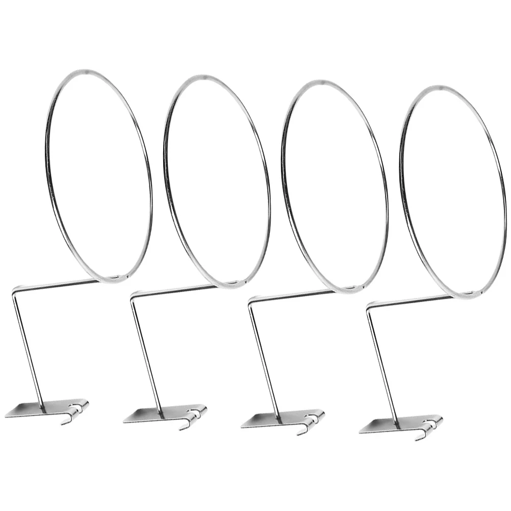 

4 Pcs Mount Football Storage Basketball Football Storage Hat ganizer Balls Rack Iron Holder For Home