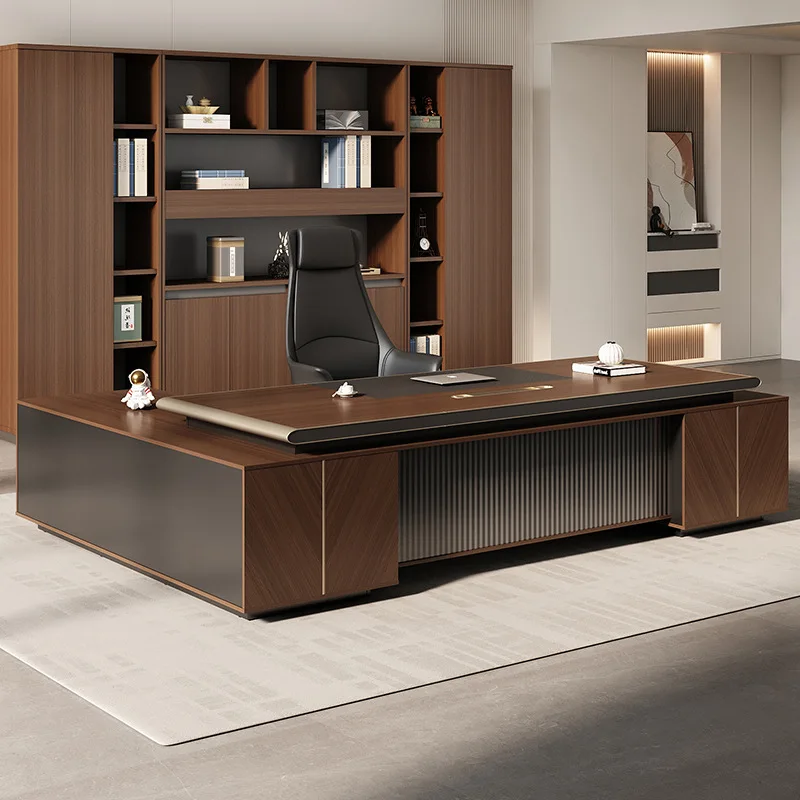Boss Desk President Chairperson's  Senior Sense Head Desk Manager  Office Chair Combination