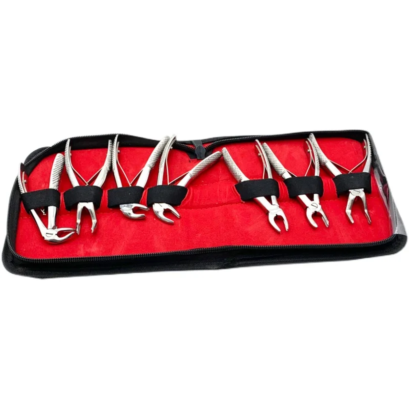 Professional Set 7 Children Extracting Forceps Child Lab Extraction Pediatric Pedo Roots