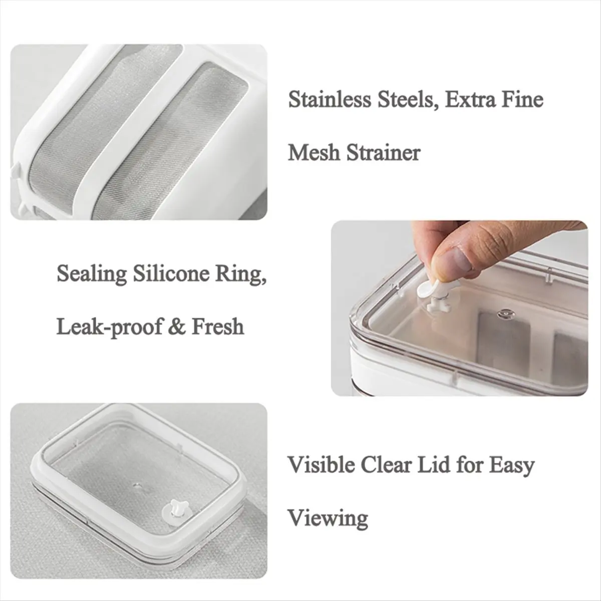 1800 مللي فلتر الزبادي مصفاة الزبادي اليونانية الغذاء مصفاة تخزين الحاويات مصل اللبن فصل أدوات لوازم المطبخ