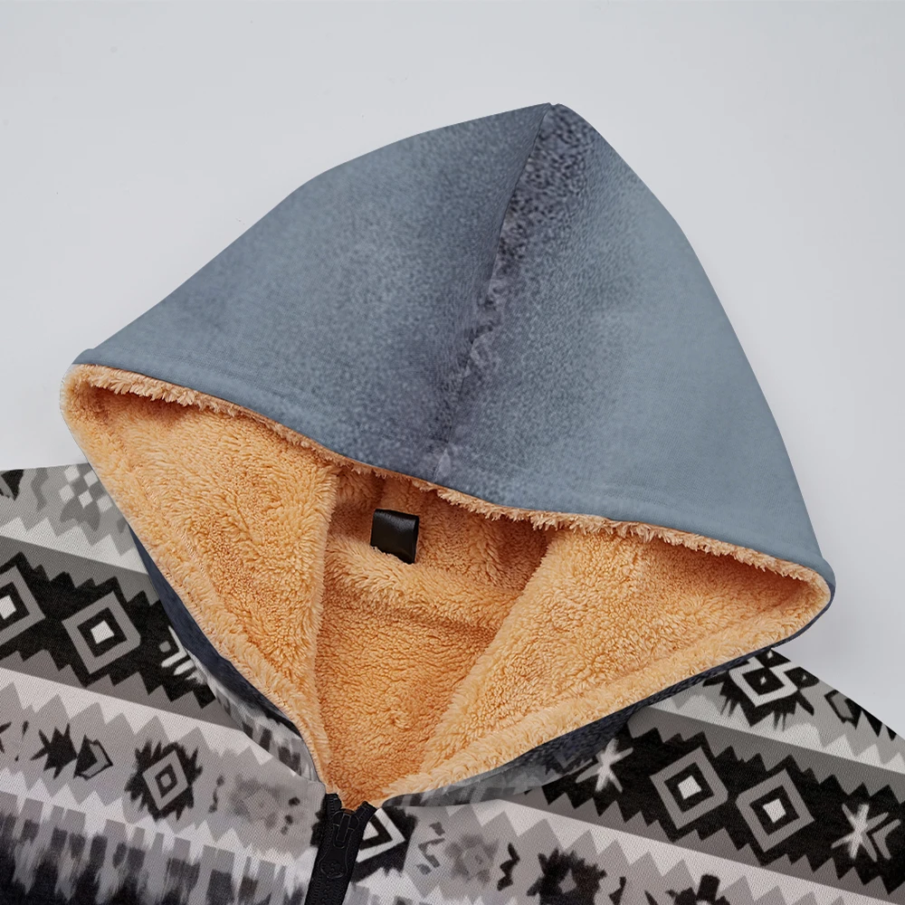 Hoodies Men Winter Fleece Thickened Sweatshirts plus size hood jackets male fleece coats men's lamb fleece cardigan Hoodie Tops