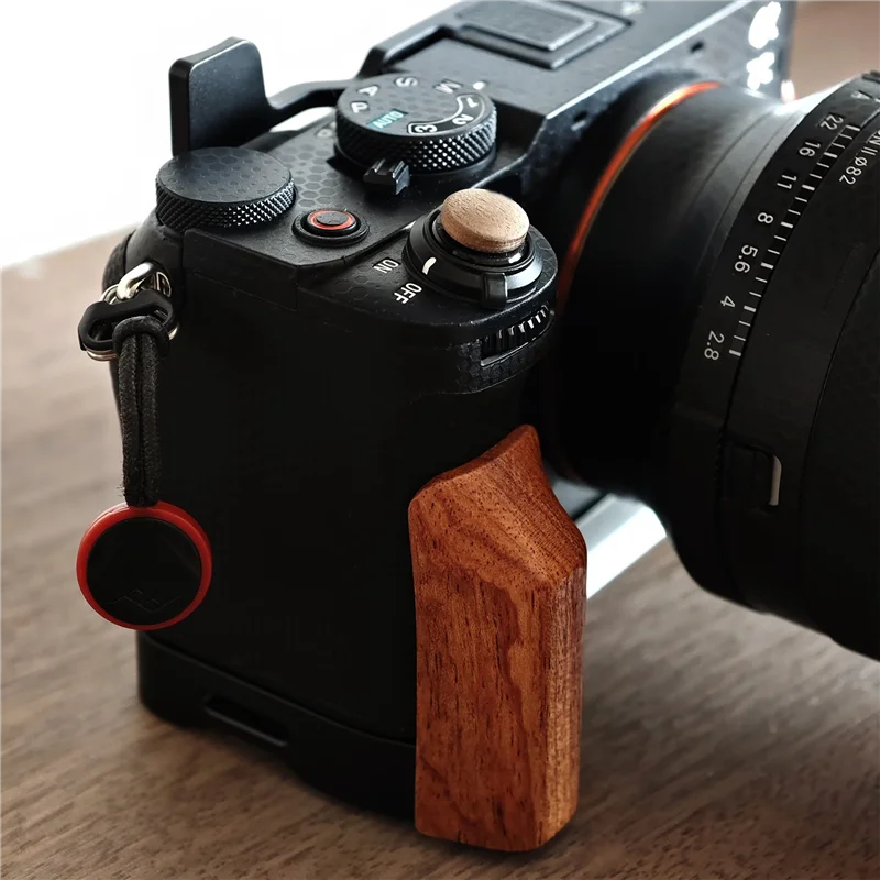 AED7-L Hand Grip For Camera Base Plate Quick Release Support Quick Installation System Tripod Mount For A7C2/A7CR