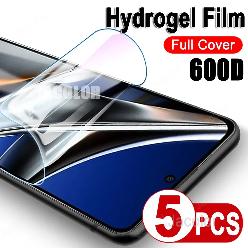 

5pcs Full Cover Hydrogel Film For Xiaomi Poco M4 X4 Pro 5G GT C40 Poca C 40 M X F 4 4Pro 4GT X4GT 5 G Water Gel Screen Protector