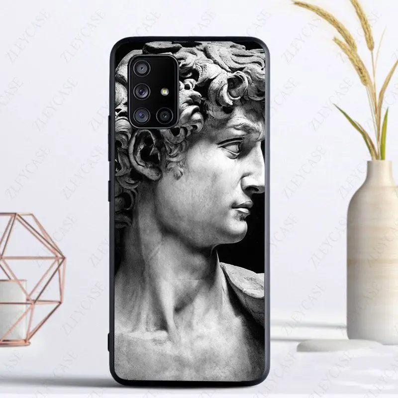 Statue Michelangelo-david Cover For samsung Galaxy A53 A52S A11 A14 A13 A21S A22 A23 A24 A32 A33 A34 A40 A41 A50 A71 A73 5G case