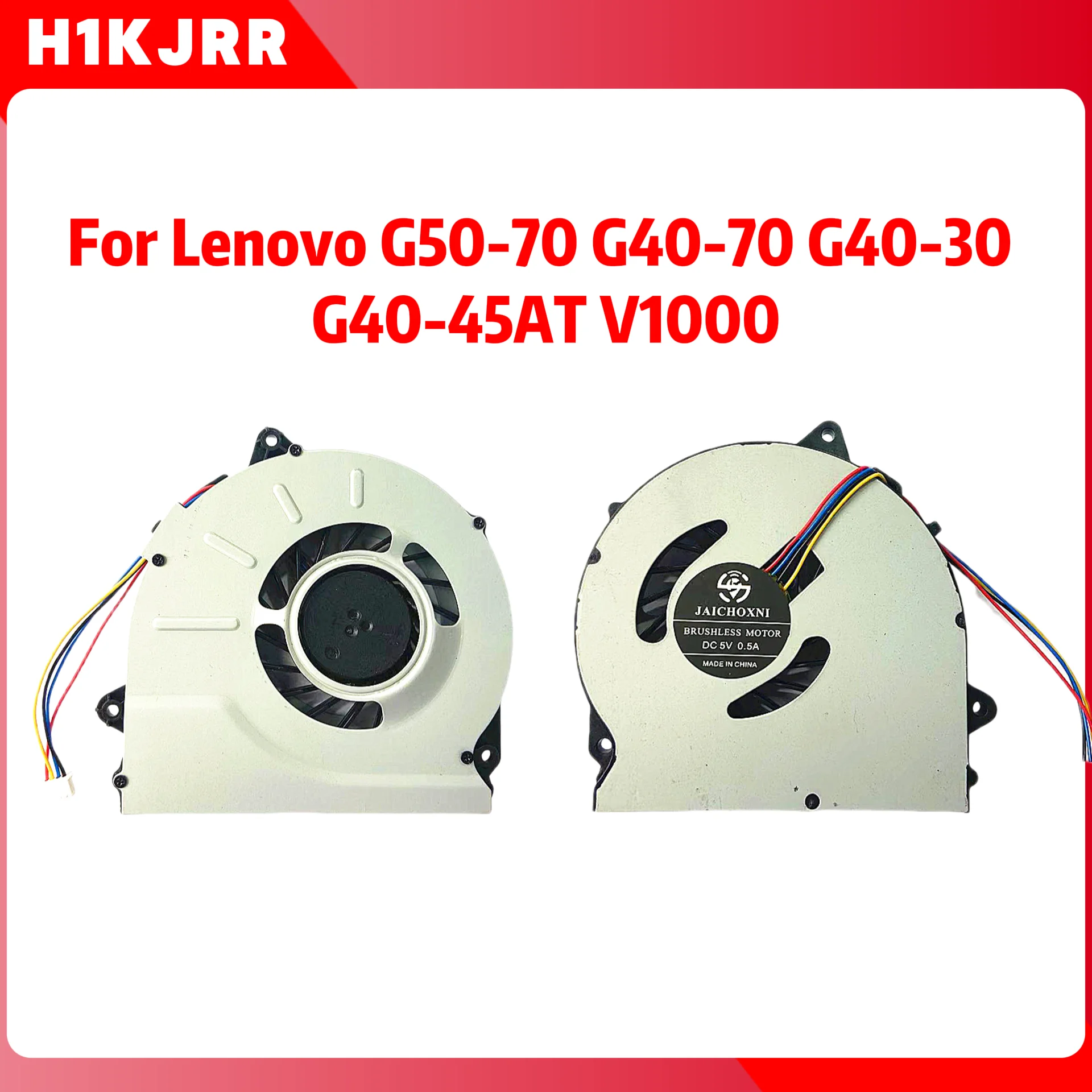 Novo ventilador de refrigeração para laptop lenovo, peças de reparo para laptop G50-70 G40-70 G40-30 G40-45AT v1000 ventilador de refrigeração para laptop