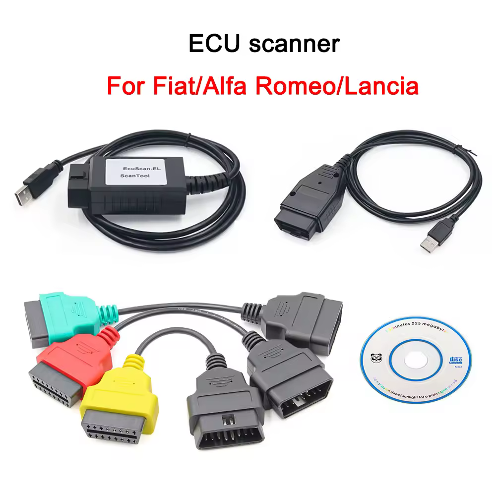 Cable conector de interfaz OBD V4.8, adaptador Multiecuscan para Fiat, Alfa Romeo, Lancia, programador de motor de coche, escáner de escaneo