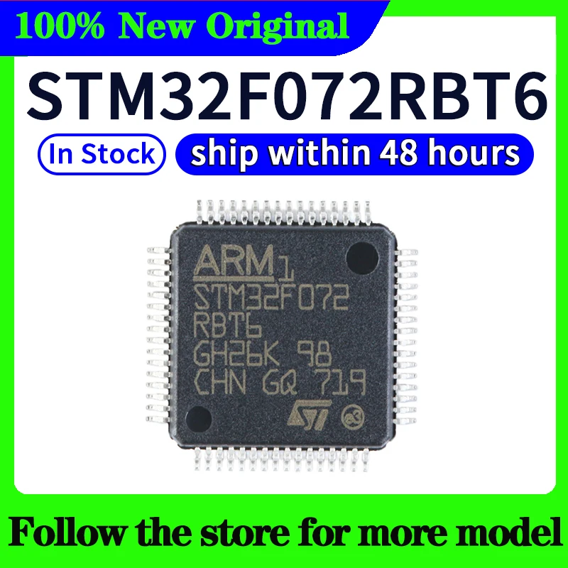STM32F072C8T6 STM32F072CBT6 STM32F072CBU6 STM32F072RBT6 STM32F072R8T6 STM32F072C8U6 STM32F072VBT6 High quality New