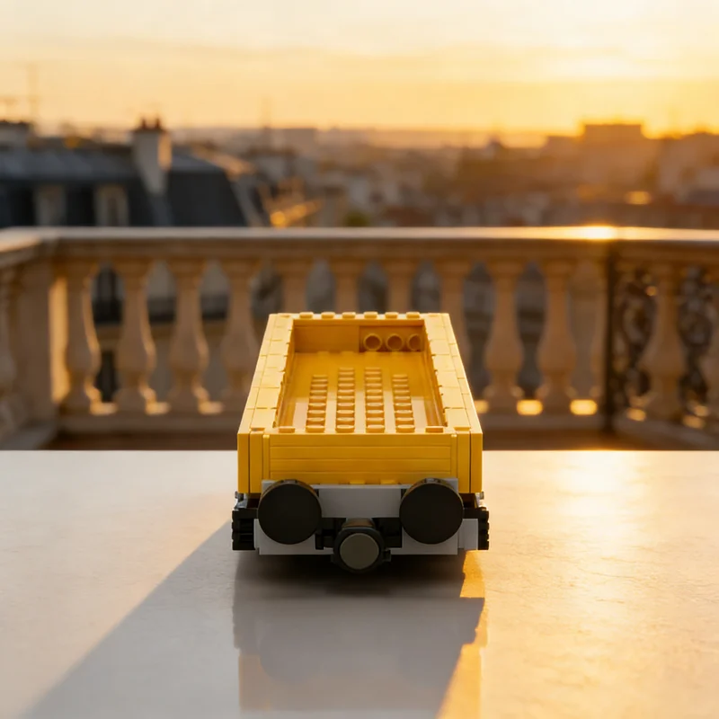 

196pcs MOC Train Piko Wagon Minimalistic Version No Model Building Blocks Architecture Christmas Gifts Toy Education Brick Kids