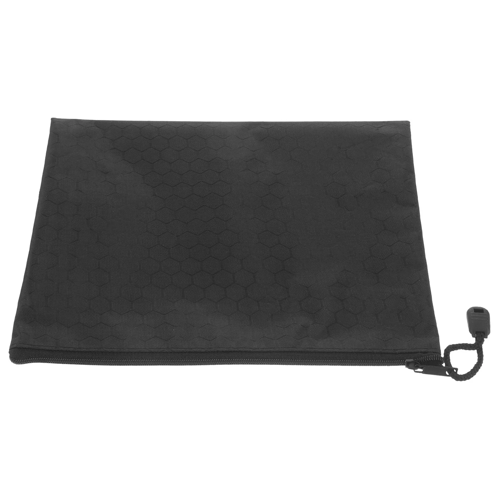 

Oxford Cloth Zipper File Pouch Document Organizer Flat Zipper Stationery Storage Bag File Holder Portable Document Pouch