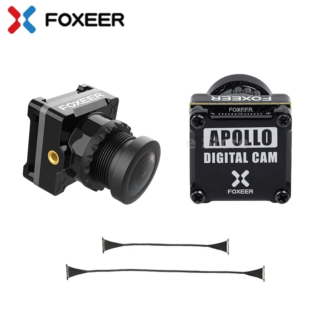 Foxeer Apollo Digital 720P 60fps 3ms Low Latency HD Camera 16:9 w/ MIPI Extension Line FPV Camera for FPV Racing Drone VISTA HD