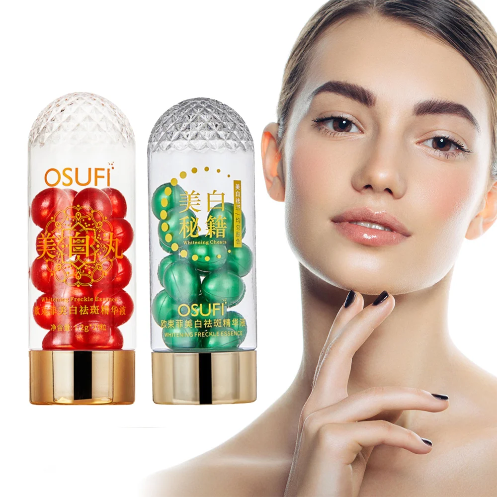 

OSUFI Whitening Freckle Removal Facial Care Essence Spray Brighten Spots dissolving Facial Moisturizing Face Serum Skin Care