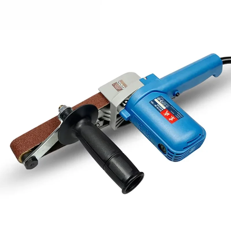 550W Multifunctional Belt Polishing Machine Mini Sanding Grinder 30×533 Belt Sander Micro Polishing Tool for Metal Woodworking