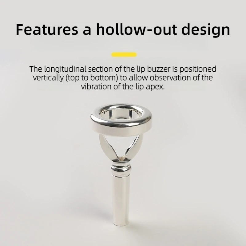 Hollow-out Mouthpiece Practice Device High-quality Smooth Durable Mouthpiece Training Tool Musical Instrument Accessories
