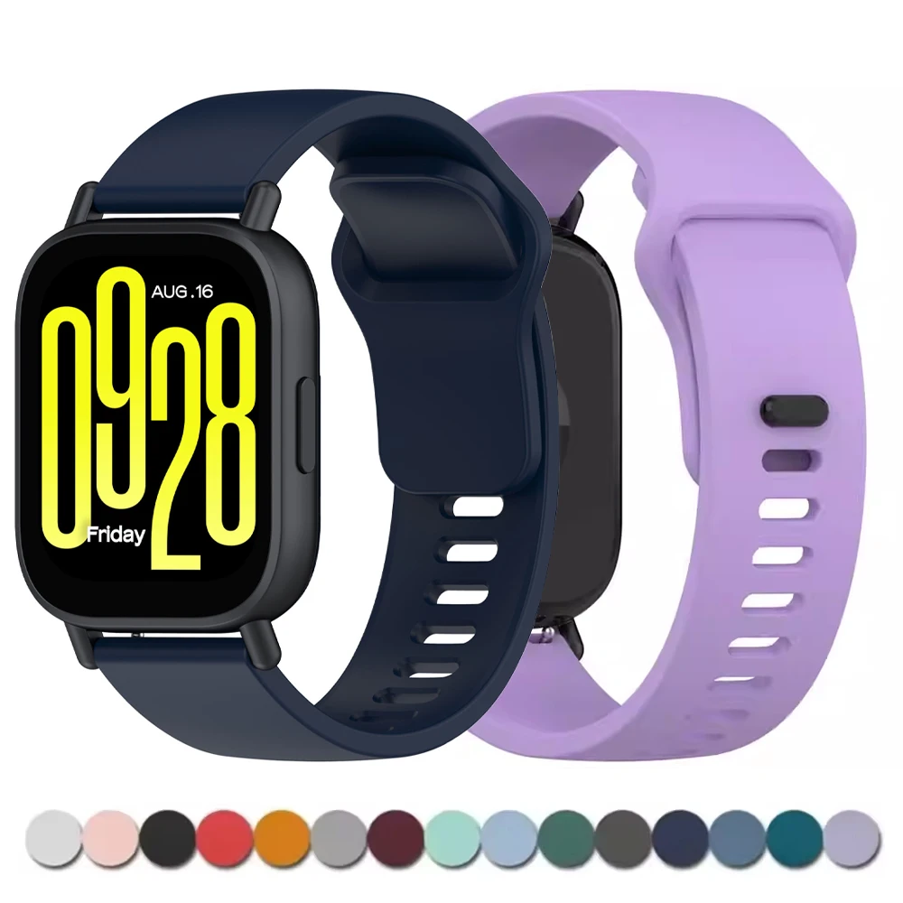 Original Silicone Strap For Redmi watch 5 Active/5 lite SmartWatch accesorios 22mm Sport correa bracelet Redmi watch 5 Lite band