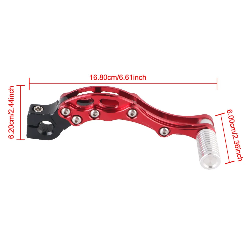 Engine Kick Start Levers 1pc Moto Accessories Aluminum Alloy CNC For Honda 139QMB Motorcycle Starter Lever Moto Start Rod