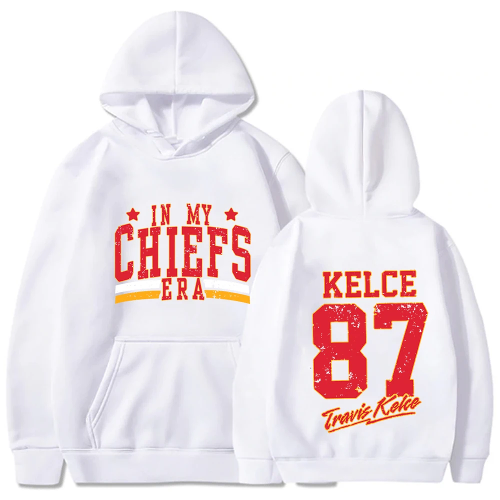 Sudadera Retro de la Era de My Chiefs, sudadera de Kelce 87 de América, jersey de Tour de las Eras, ropa de calle, abrigos