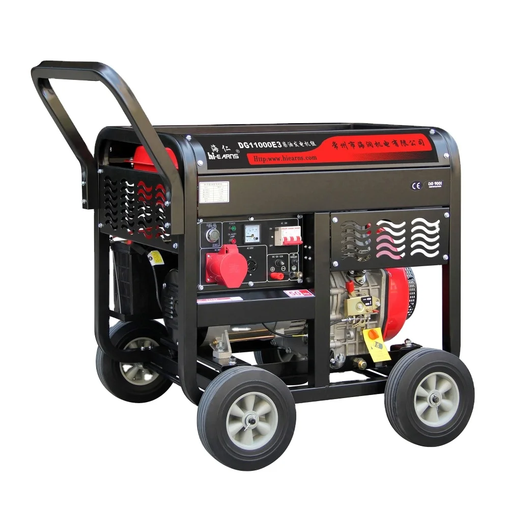 hiearns single cylinder engine portable die·sel generator 7.5kw price