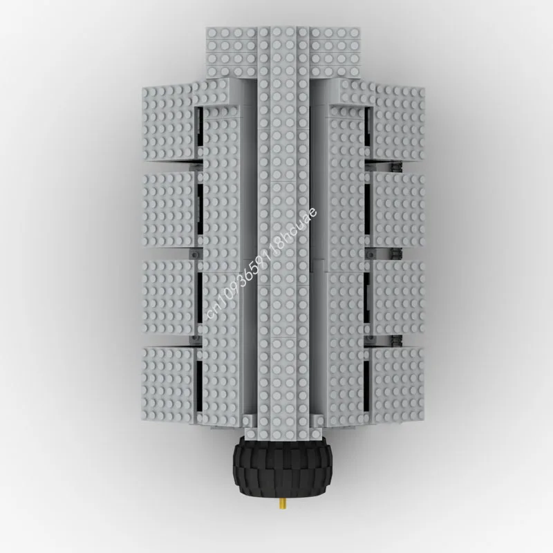 Motor de vácuo 650PCS V8 A velocidade de rotação máxima é 2548! Tecnologia modelo moc blocos de construção empilhando tijolos criativos