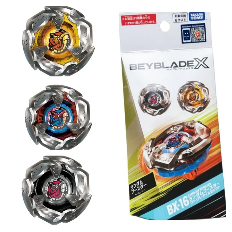 

Original Takara Tomy Beyblade X BX-16 Random Booster Viper Tail Select