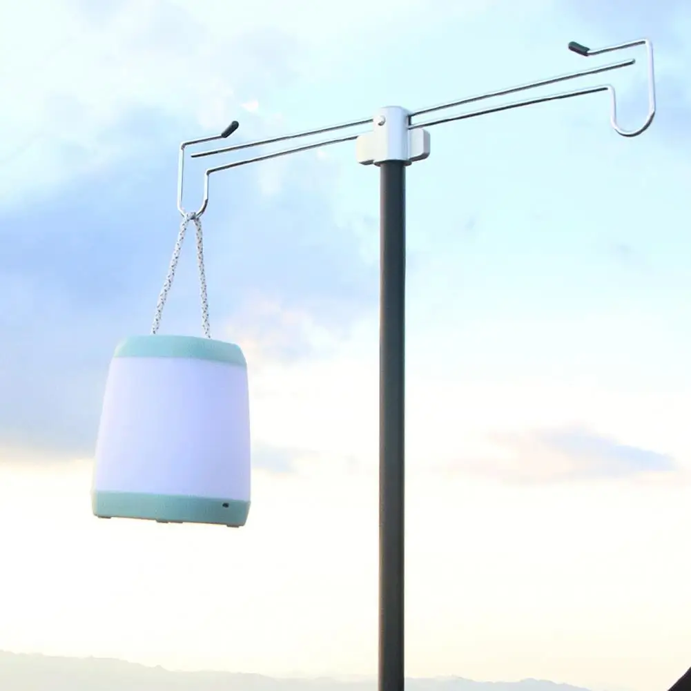 

Lamp Stand Fine Workmanship Camping Light Stand Durable Lightweight Lantern Support