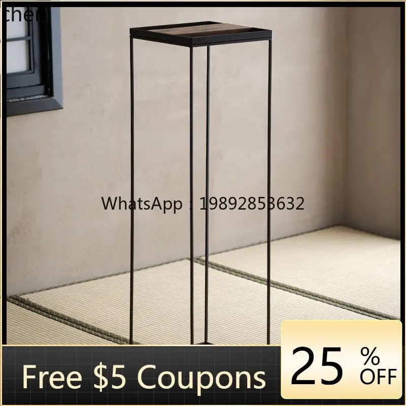 

ZZ LXC Handmade Iron Art Flower Stand Floor Rack Decorative Space Tea Room Ornament Flower Table Side Table Rack