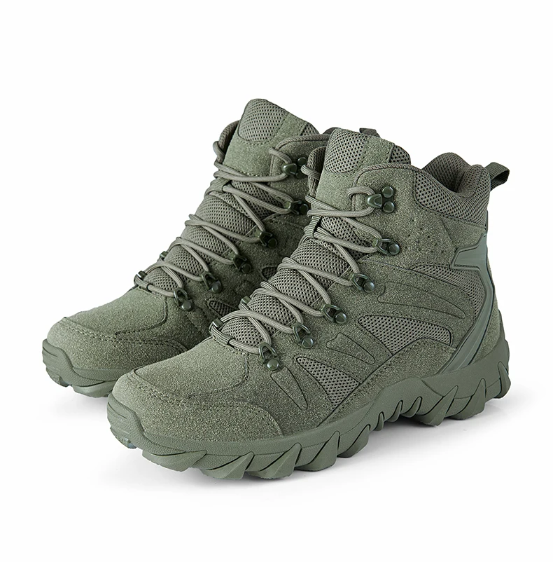 Taktische Stiefel für Herren, Armee-Schuhe, wasserdicht, Militär, Outdoor, Damen, Unisex, hochwertiges Training, ultraleicht, Camping, Sicherheit – Detail 29