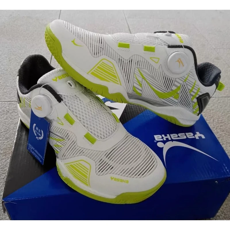 Original Brand Professional Table Tennis Shoe Comfortable Quick Lacing Badminton Trainers Athletic Shoe Outdoor Court Shoe