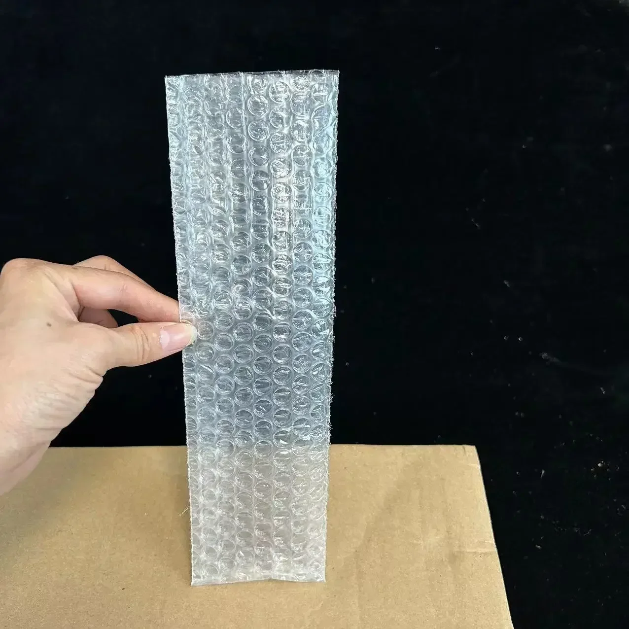 100 pz 0.08mm Striscia Lunga Sacchetto di Bolle Doppio Strato Sacchetto di Pellicola di Bolle Spessore Antiurto Schiuma Trasporto Imballaggio Busta Borse