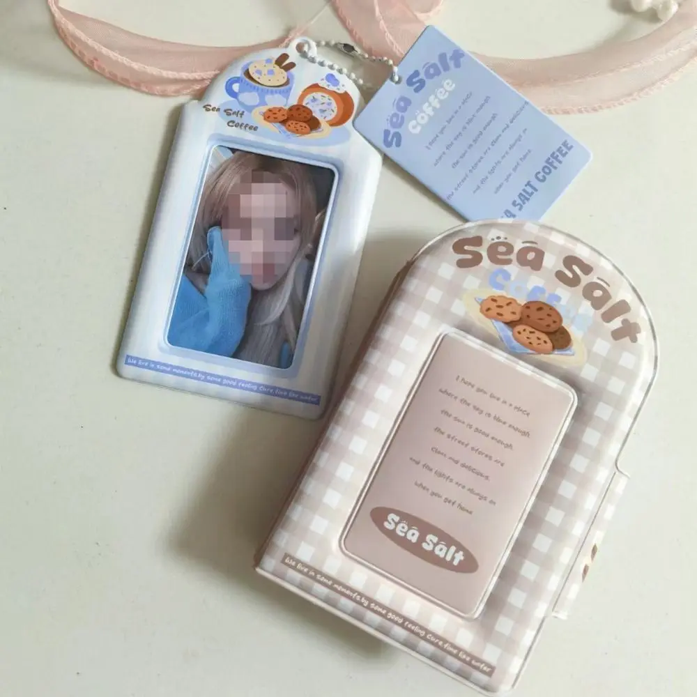 Trendy Sea Salt Coffee Series Idol Postcard Protector Card Sleeve Original Lovely Card Holder Creative ID Card Cover