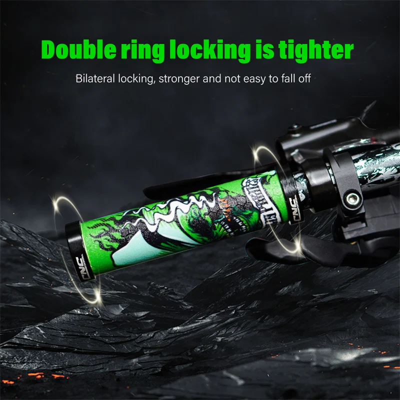 CNC Bicycle Grips MTB Bike Grip Gel MTB Lock On Grips Non-slip Mountain Bike Handlebar Grips