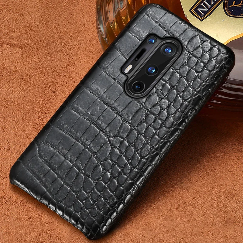 100% Original Crocodile Leather Phone Case For Oneplus 11 11R 12 12R 10 Pro Ace 3 3V 2 2Pro 2V for oneplus Nord 3 Luxury Cover