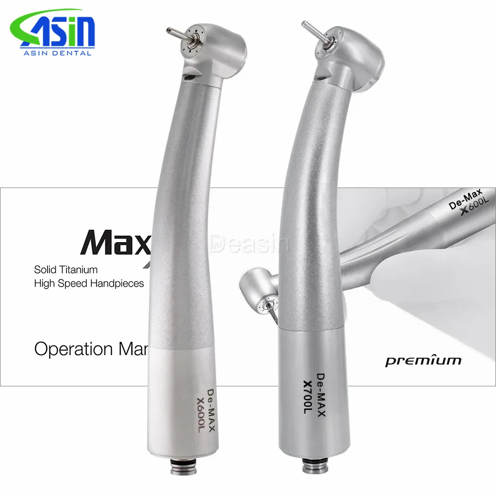 ASIN De-MAX X600L X700L type Dental Optic LED High Speed Surgical Optical Handpiece with generator tool