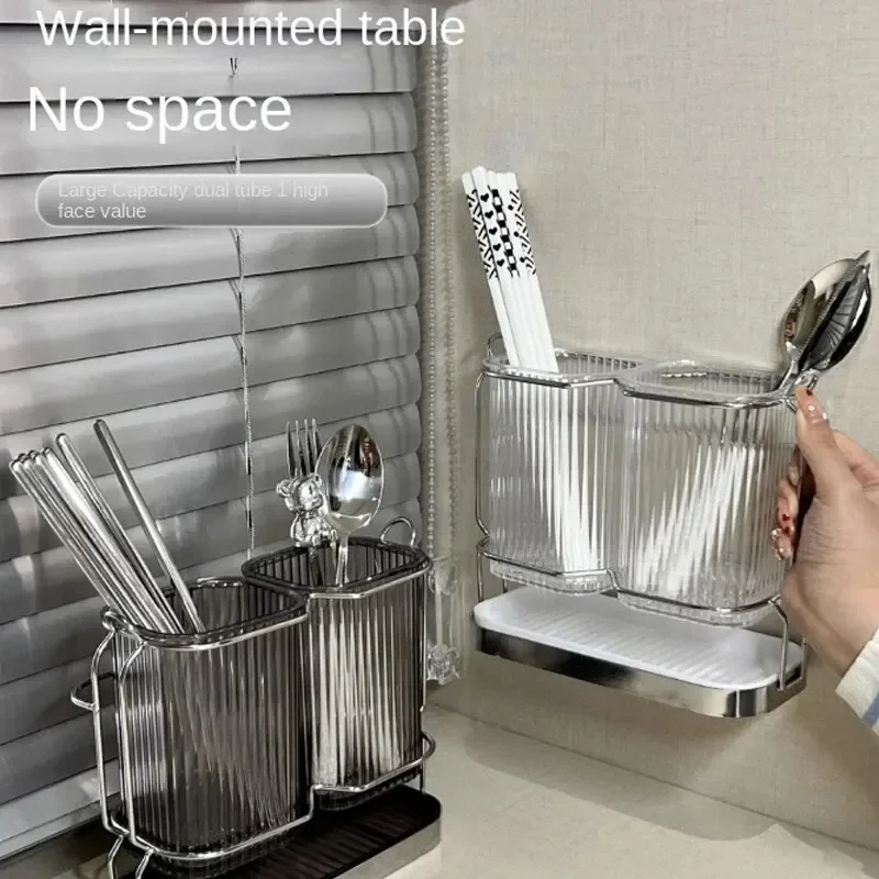 

Chopsticks Container Kitchen Spoon Storage Container Household Storage Rack Chopsticks Basket Kitchen Chopsticks Container