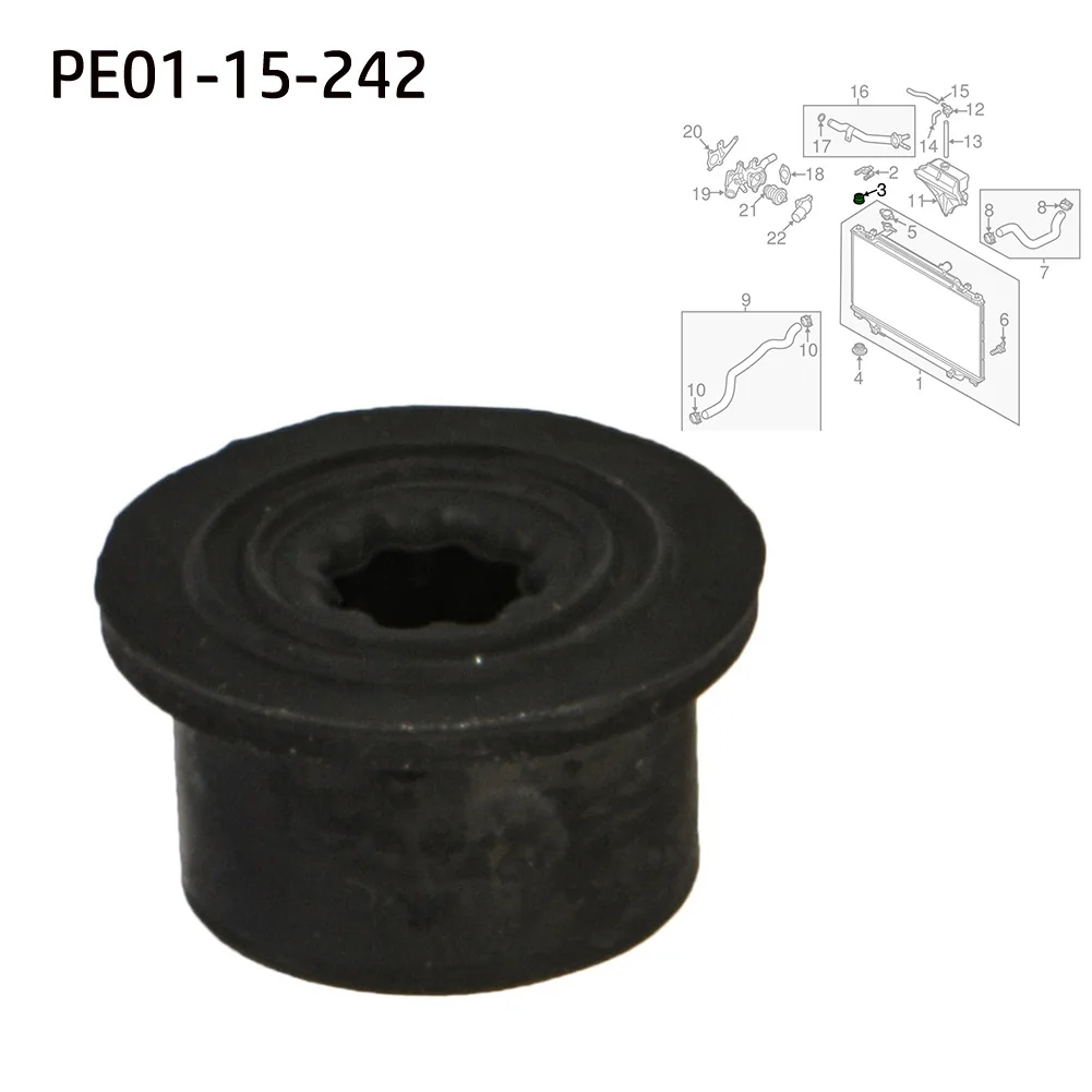 Upper Radiator Rubber Bushing Mount Insulator For 3 6 And For CX-5 Vehicles 2013 Through 2016 Model Years