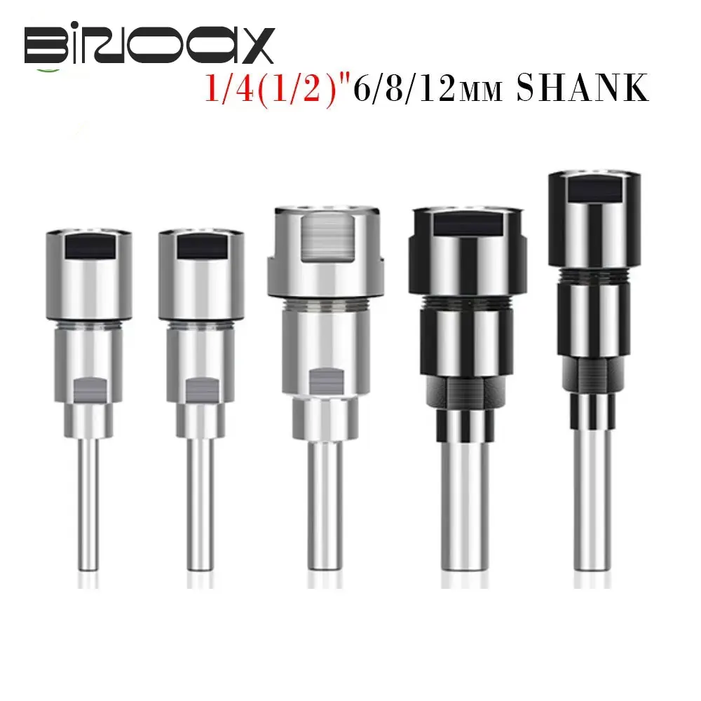 Máquina de Gravação Binoax Extensão de Broca de Roteador Cortador para Madeira 41 Polegada 12 mm Haste