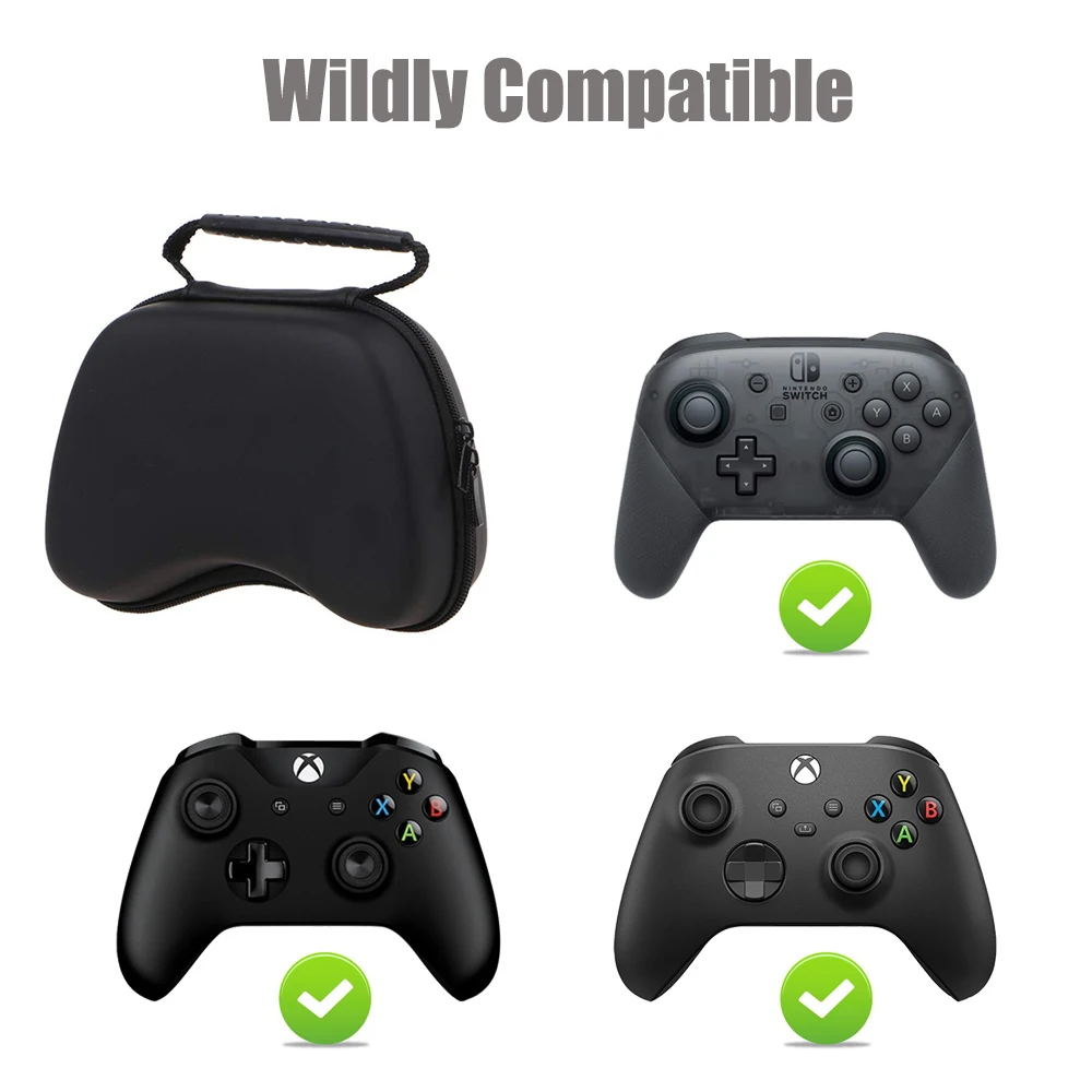 Portable Switch Pro Game Controller Bag Hard Nylon Case Anti-Scratch Cover Compatible Nintendo Switch OLED Wireless Gamepad Box