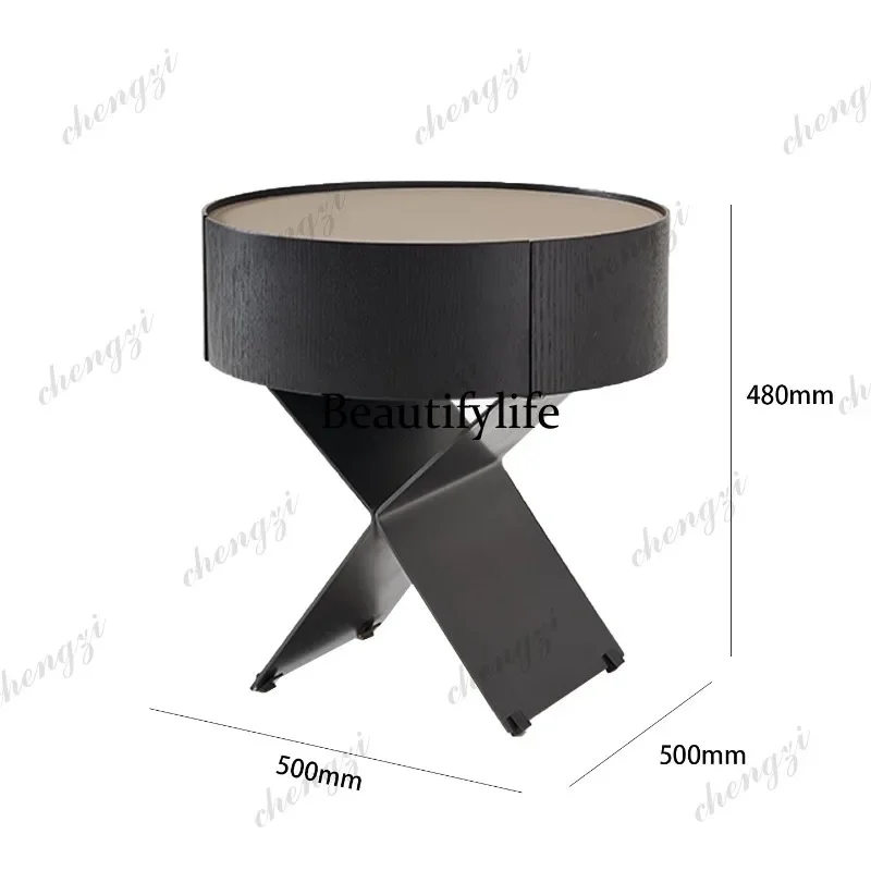 Picture 6: A182 Modern Locker Luxury Bedroom Nightstands Design Minimalist Adults Cabinet Bedside Tables Classic Side Frames