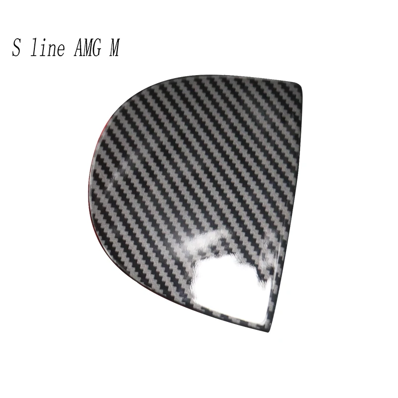 For Mercedes Benz CLK Class W209 2002-2006 Car Carbon fiber Central Storage Armrest Switch Button decoration Cover Sticker Trim