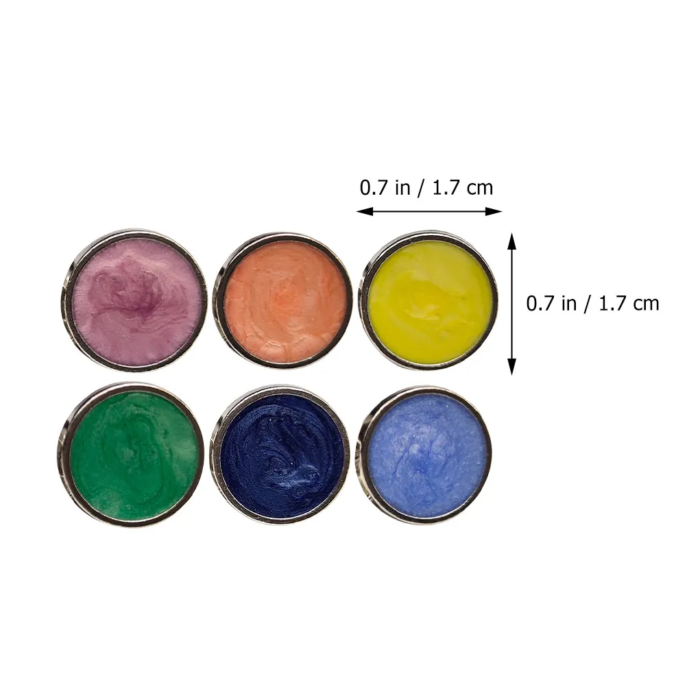 6Pcs No-Nail Adjustable Waist Extender Button Pin Reusable Metal Jean Button Pin for Ripped Skinny Special Occasions