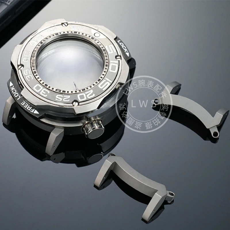 DIY modification head for Nishitetsu BN7020 super monster watch modification titanium alloy adapter head diving watch accessorie