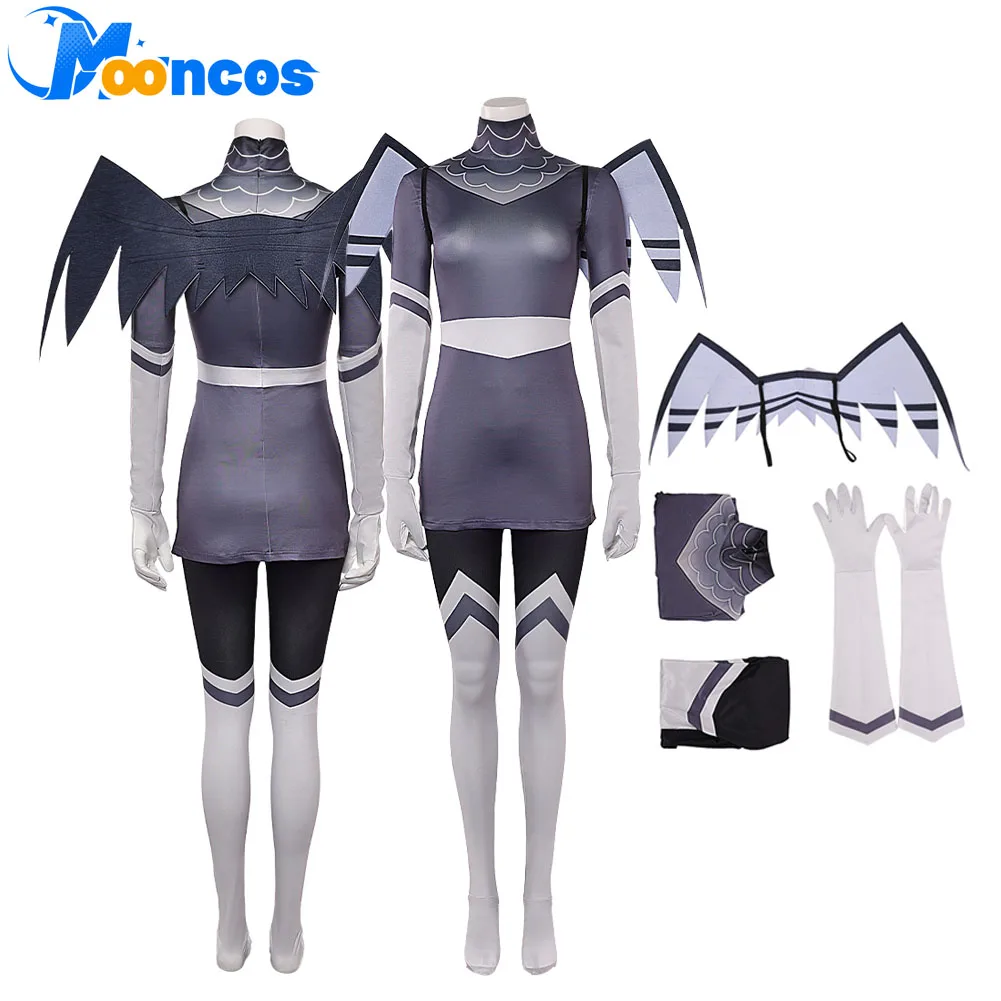 

Хазбин VAGGIE Lute Cossplay Paradise Combat Маскировочный костюм Фэнтезийное платье с крыльями Перчатки для женщин Хэллоуин Карнавальный костюм для вечеринки