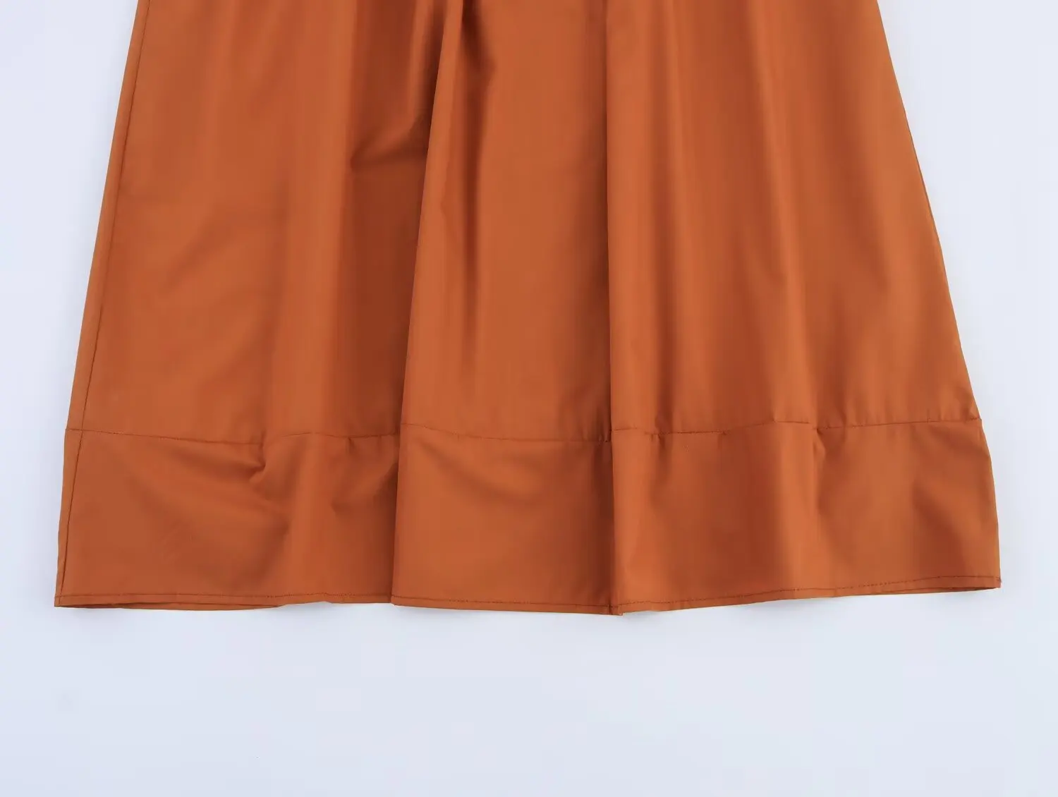 2025RARA صيف جديد المرأة عادية التنقل بسيط كل مباراة البوبلين القوس قميص نمط طويل قصير الأكمام التلبيب فستان