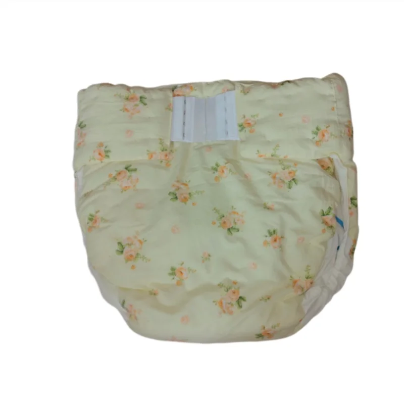 

Adult Handmade Thick Cotton Cloth Diaper Cover Soft Fluffy Washable ABDL Nappy Brief DDLG Breathable Leak-proof Cartoon Panties