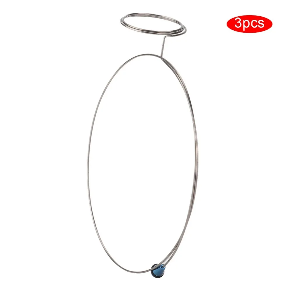 3 قطعة حلقة الصلب رئيس شنت عدسة مكبرة قابل للتعديل عقال أسلاك الفولاذ المقاوم للصدأ المكبر العدسة حامل