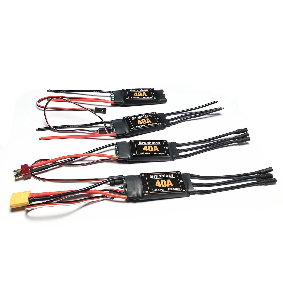 40A Brushless ESC Drone Airplanes Parts Components Accessories Speed Controller Motor RC Toys FPV Durable Quadcopter Helicopter